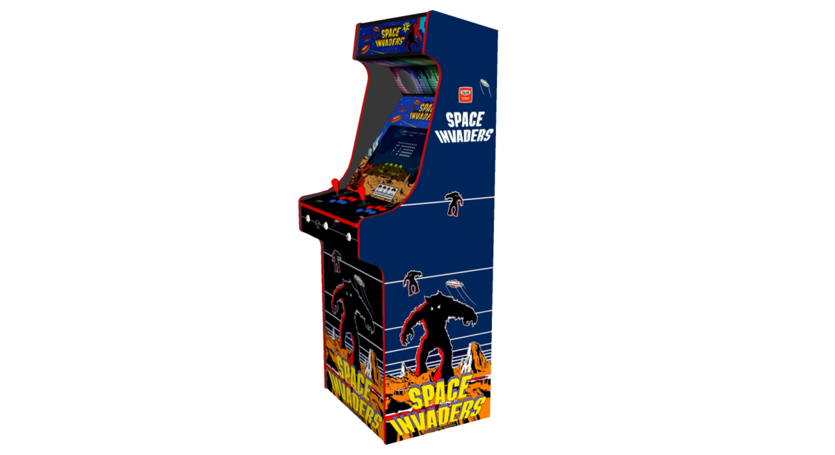 Space Invaders Upright Arcade Cabinet Games W Subwoofer