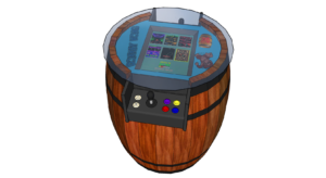 Barrel design custom arcade machines