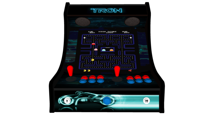 Classic Bartop Arcade - TRON theme - middle