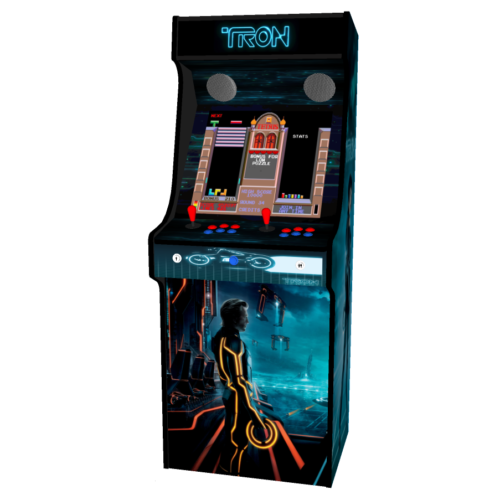 Classic Upright Arcade Machine - TRON Theme - middle