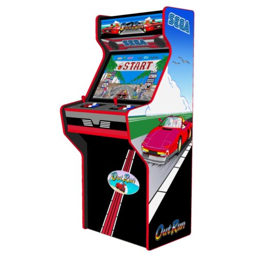 Outrun - 27 Inch Upright Arcade Machine - American Style Joysticks - Red Tmold - Right