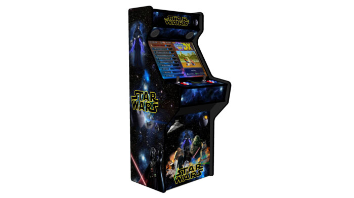 Star Wars 27 Inch Upright Arcade Machine - American Style Joysticks - Black Tmold - left