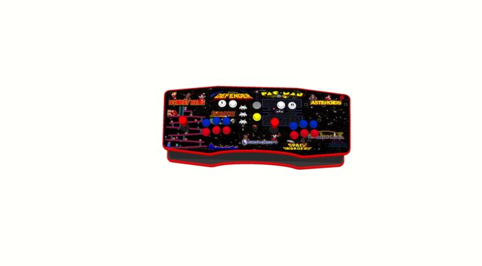 Multicade v1 Theme Home Arcade Console FightStick with 5,000+ Games - top