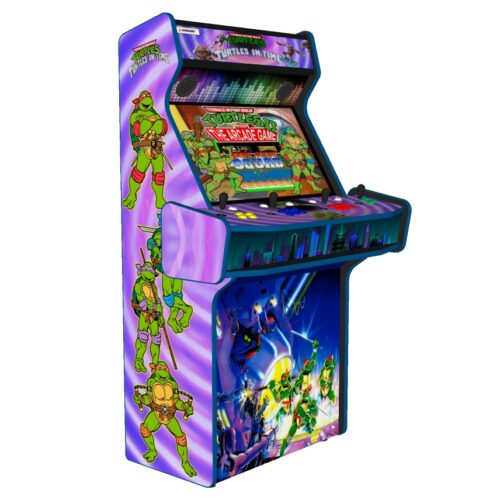 Teenage Mutant Ninja Turtles In Time TMNT Upright 4 Player Arcade Machine, 32 screen, 120w sub, 5000 games (5) - left