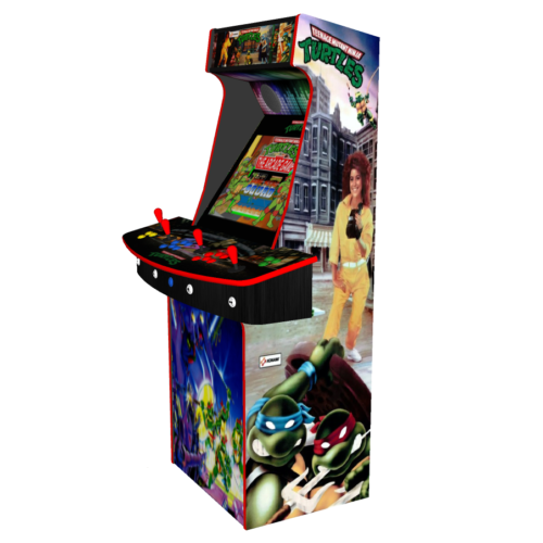 Teenage Mutant Ninja Turtles In Time Tmnt 4 Player Upright Arcade