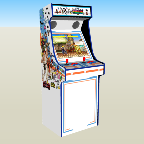 Retro Mash Arcade Machine with 1300 games, 100w subwoofer - left