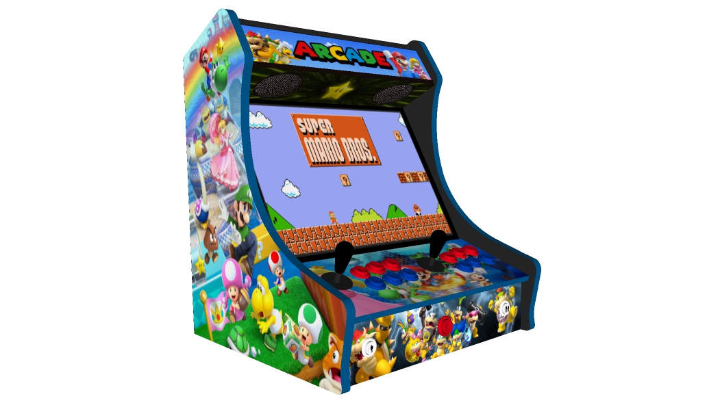 Bartop arcade Super Mario Bros cabinet nuevas low cost mueble retro.
