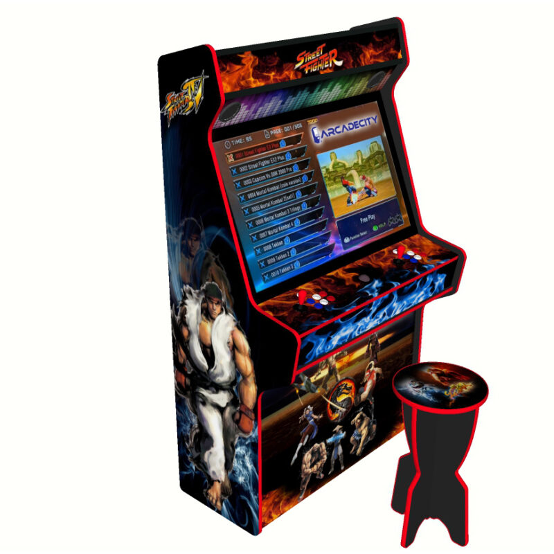 Street Fighter Arcade Machine, 5000 Games, 43 inch screen, 120w ...